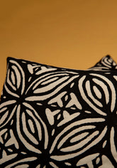 Modern Mosaic Applique Work Cotton Cushion Cover